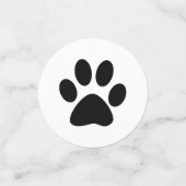 Dog Paw Print Confetti (Kleine voorkant)