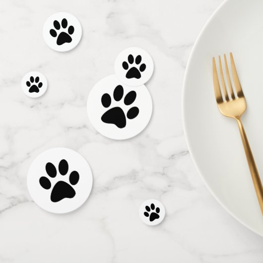 Dog Paw Print Confetti (Groep)