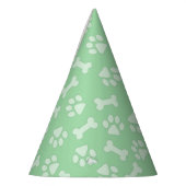 Dog Paw Print en Dog Botten Feesthoedjes (Links)