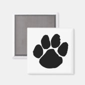 Dog Paw Print Fridge Magnet (Voorkant / Achterkant)