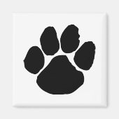 Dog Paw Print Fridge Magnet (Voorkant)