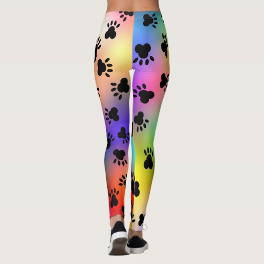 Dog Paw print leggings (Achterkant)