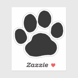 Dog Paw Print Leuke Animal Track Vinyl Sticker