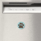 Dog Paw Print Magneet (Insitu (Vaatwasser))