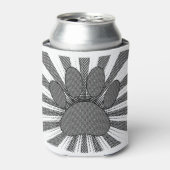 Dog Paw Print Manga Style Blikjeskoeler (Blikje Voorkant)