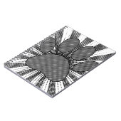 Dog Paw Print Manga Style Notitieboek (Linkerzijde)