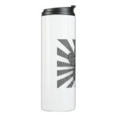 Dog Paw Print Manga Style Thermosbeker (Gedraaid links)