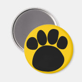 Dog Paw Print naar Paw Magnet (Voorkant / Achterkant)
