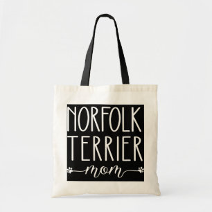Dog Paw Print Norfolk Terrier Mam Tote Bag