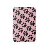 Dog Paw Print Pattern Badmat (Voorkant Verticaal)
