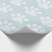 Dog paw print. Pet lover. Cadeaupapier (Hoek)