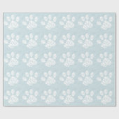 Dog paw print. Pet lover. Cadeaupapier (Vlak)