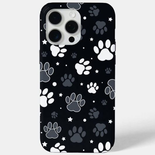 Dog Paw Print Phone Case – Funny Pet Lover Gift (Achterkant)