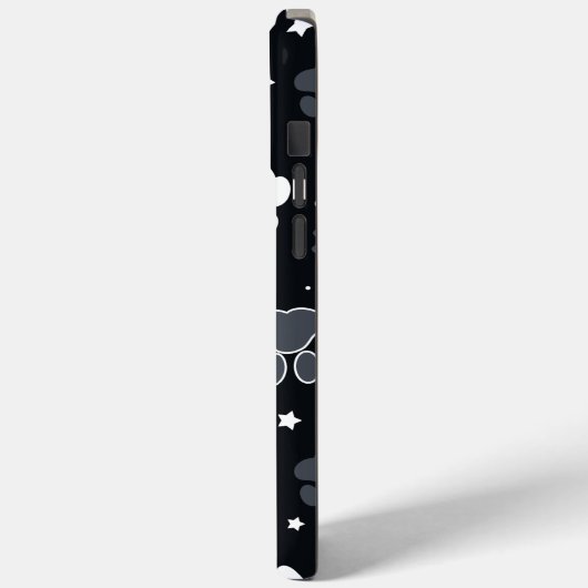 Dog Paw Print Phone Case – Funny Pet Lover Gift (Achterkant / Links)