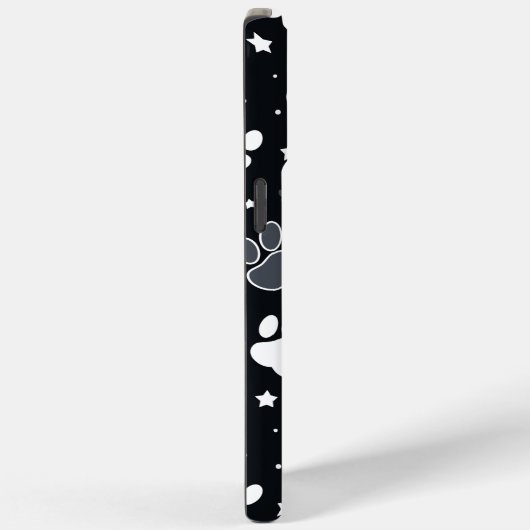 Dog Paw Print Phone Case – Funny Pet Lover Gift (Achterkant / Rechts)