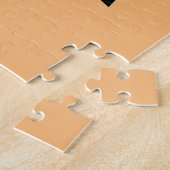 Dog Paw Print Red Heart Banner Legpuzzel (Zijkant)