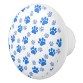 Dog Paw Print Simple Animal Lover Cute Puppies Keramische Knop (Rechts)