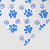 Dog Paw Print Simple Animal Lover Cute Puppies Tissuepapier (Detail)