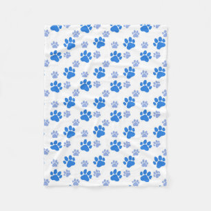 Dog Paw Print Simple Dierenvriend Cute Puppies Fleece Deken