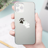 Dog Paw Print Sticker Pack  (Telefoon)
