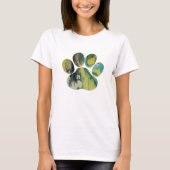 Dog Paw Print T-shirt (Voorkant)