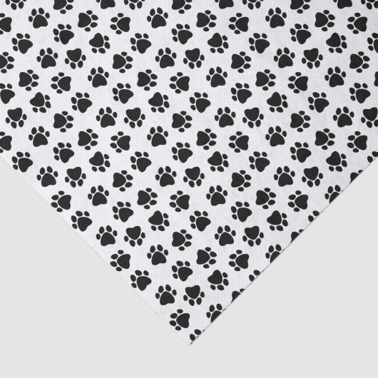 Dog Paw Print Tissuepapier (Detail)