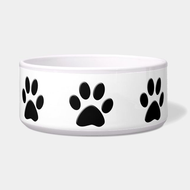 DOG PAW PRINT VOERBAKJE (Voorkant)