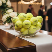 Dog Paw Print Wedding Favor Tennisballen