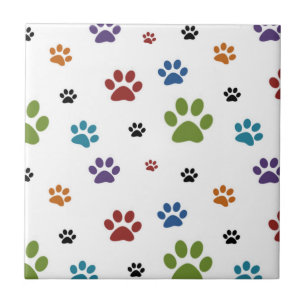 Dog Paw Printerbestand Tegeltje