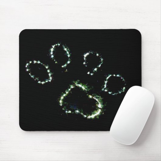 Dog Paw Printerlampjes Muismat (Met muis)