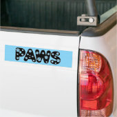 Dog Paw-printers Bumpersticker (Op Truck)