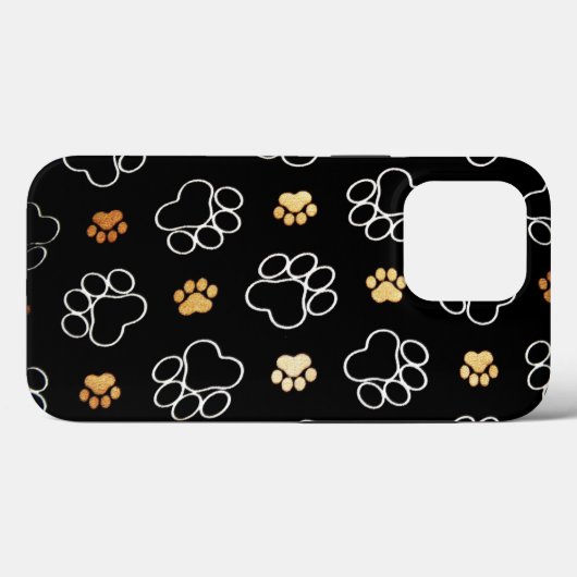 Dog Paw-printers Case-Mate iPhone Case (Achterkant (horizontaal))