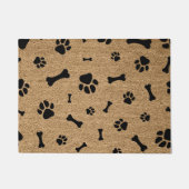 Dog Paw-printers Deurmat (Voorkant)