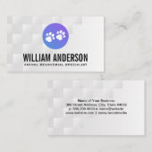 Dog Paw-printers | Dierlijke diensten Visitekaartje (Voorkant / Achterkant)