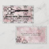 Dog Paw-printers | Logo schaar Visitekaartje (Voorkant / Achterkant)