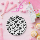 Dog Paw-printers Papieren Bordje (Feest)