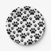 Dog Paw-printers Papieren Bordje (Voorkant)