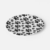 Dog Paw-printers Papieren Bordje (Gekanteld)