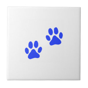 Dog Paw-printers Tegeltje