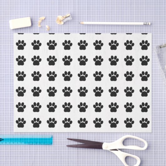 Dog Paw-printers Tissuepapier (Craft)