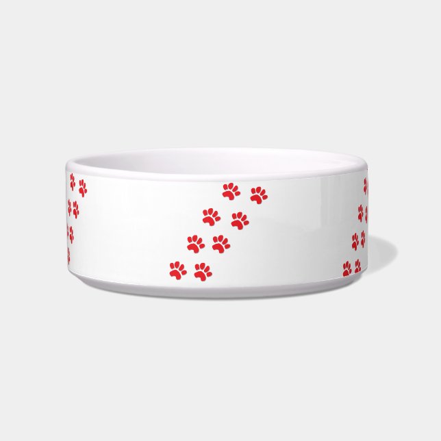 Dog Paw-printers Voerbakje (Voorkant)