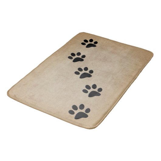 DOG PAW PRINTS BADMAT (Gekanteld)