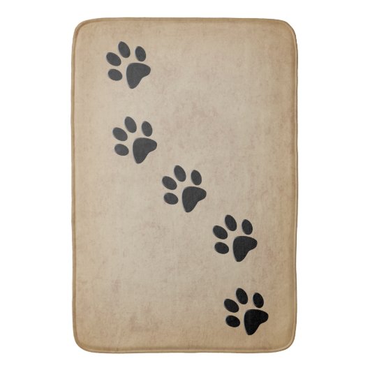 DOG PAW PRINTS BADMAT (Voorkant Verticaal)