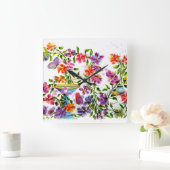 DOG PAW PRINTS BIRD BATH VIERKANTE KLOK (Huis)