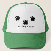 Dog Paw Prints, Dog Walker Trucker Pet (Voorkant)