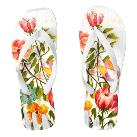 DOG PAW PRINTS FLOWER GARDEN FENCE TEENSLIPPERS (Voetbed)