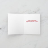 Dog Paw Prints Hart Valentijnsdag Liefde Kaart (Binnen)