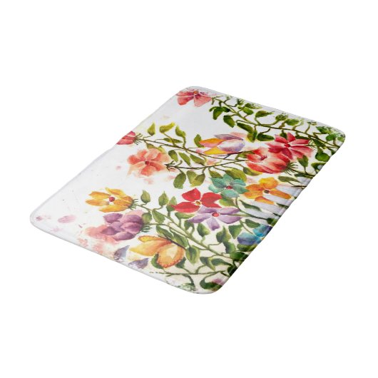 DOG PAW PRINTS MET GARDEN FENCE BADMAT (Gekanteld)