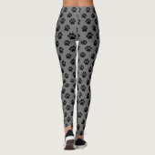 Dog Paw Prints Patroon | Cute Hondenliefhebber Leggings (Achterkant)