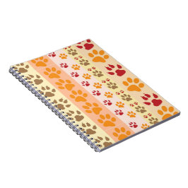 Dog Paw Prints Patroon Notitieboek